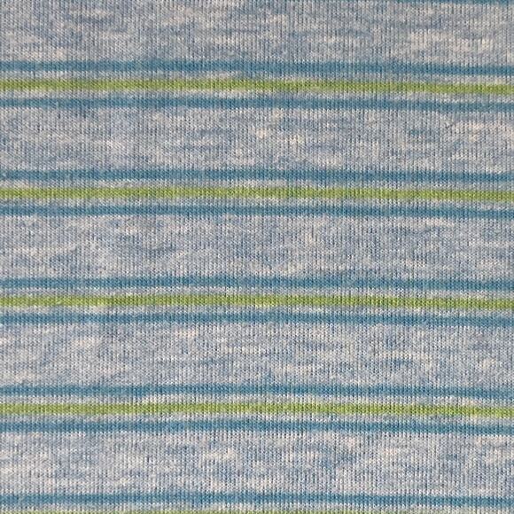 Sonoma Striped Mid Weight Short Sleeve Sleep Tee Shirt Size L Blue Gray Yellow - Picture 4 of 11